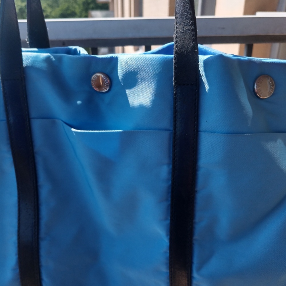 Gorgeous vintage Prada Milano sky blue tote